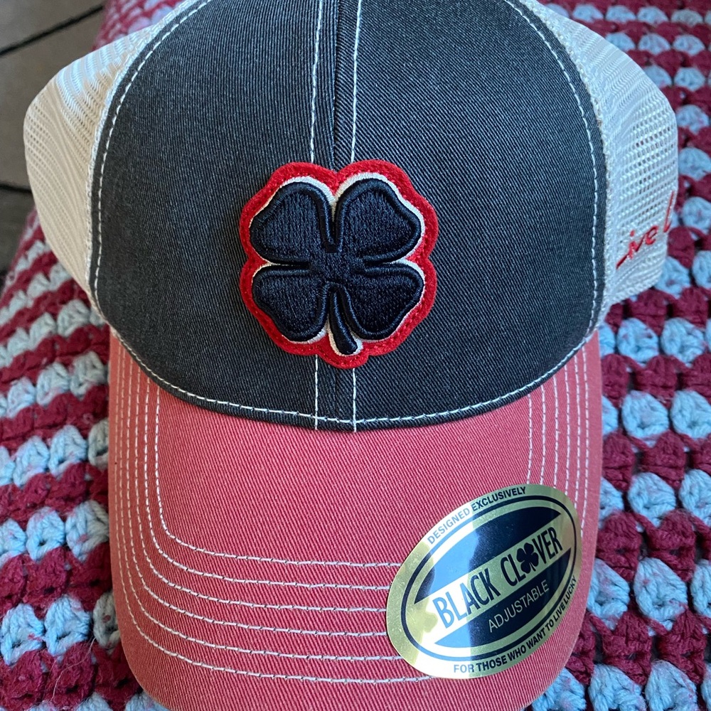 Black Clover Red and Gray Cap